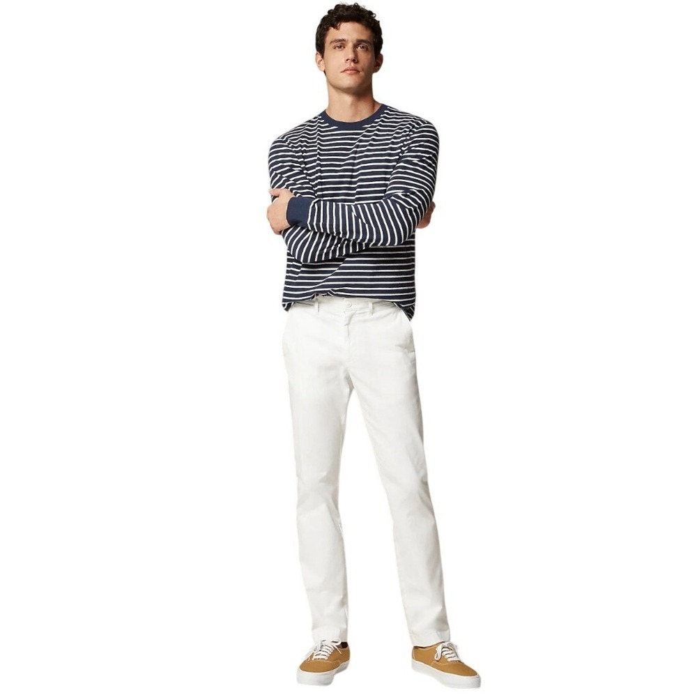 J.Crew 770 Straight Fit Chino Pants Mens 36x30 White Cotton AR886 NEW $98